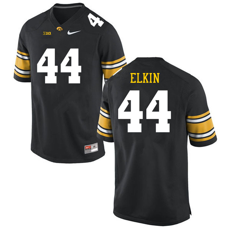 Men #44 Luke Elkin Iowa Hawkeyes College Football Jerseys Sale-Black